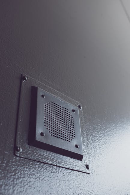 Ceiling or wall ventilation vent in a home, representing traditional airflow solutions